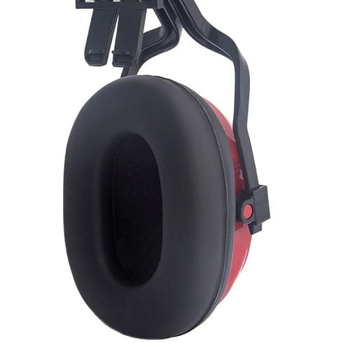 Abafador Auditivo Concha CA39477 Vermelho 14DB A-CP STEELFLEX