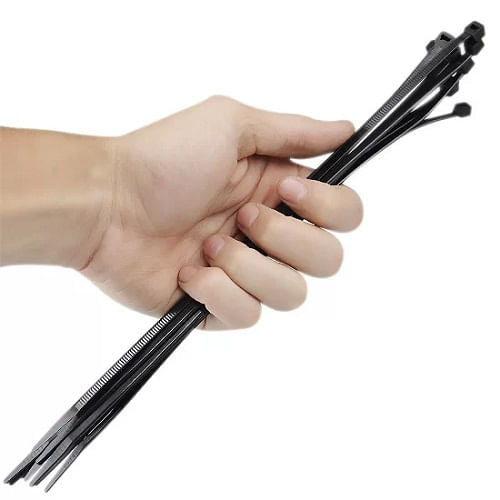 Abraçadeira De Nylon 400x4,8mm Com 10 Unidades Preta Vonder