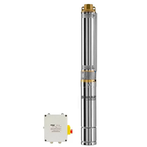 Bomba Submersa Mon 1,00cv BMSI303-18 com Painel SOMAR