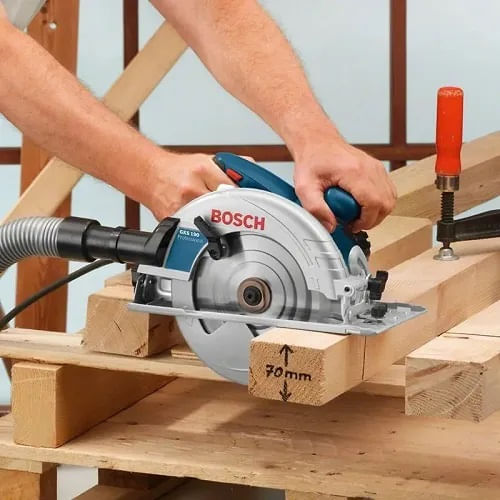 Serra Circular Elétrica Bosch 07.1/4  GKS 130+Disco