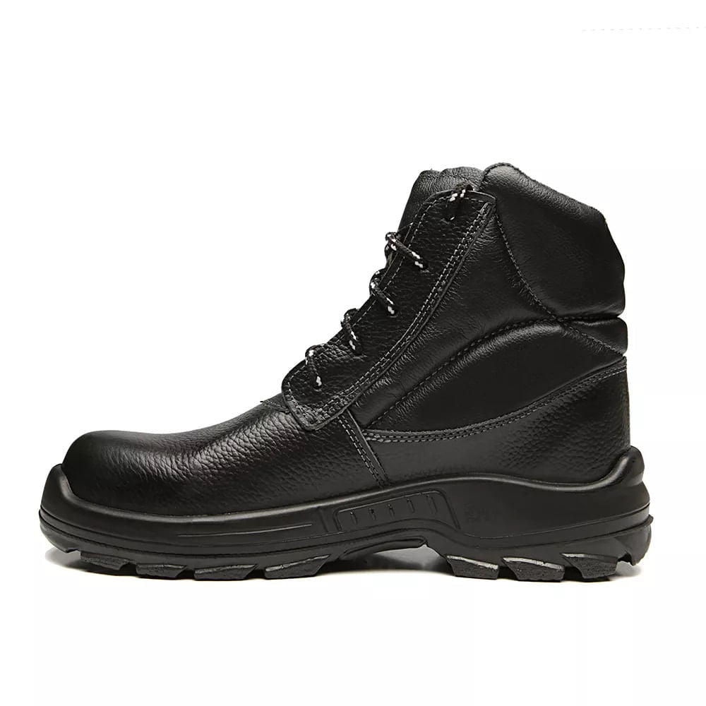 Bota Vaqueta Bico Composity Preto Com Cadarço N-38 CA30277 Bracol