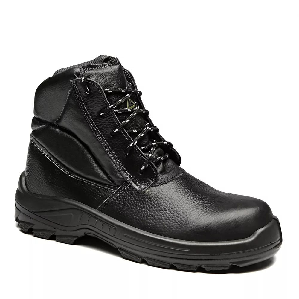 Bota Vaqueta Bico Composity Preto Com Cadarço N-35 CA30277 Bracol