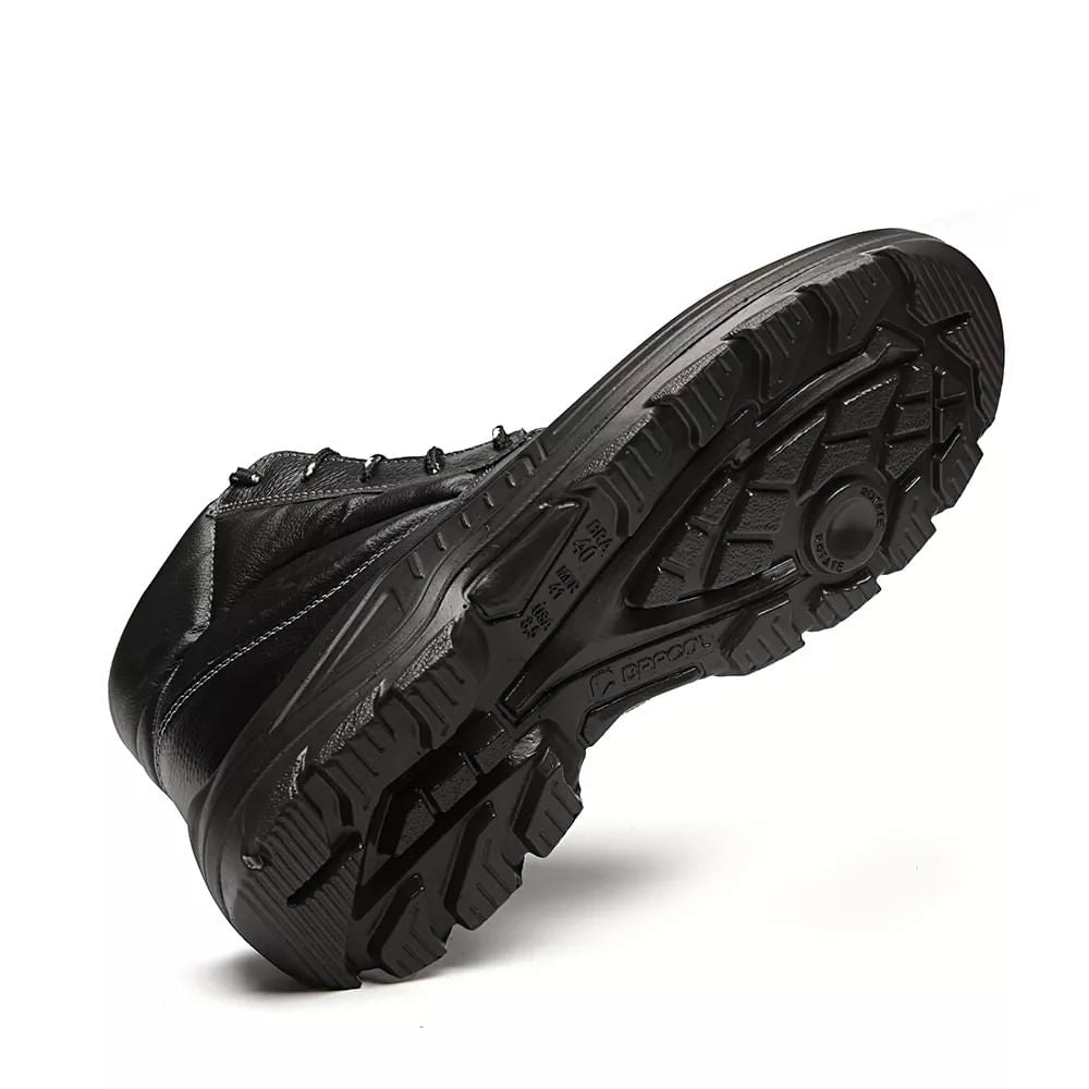 Bota Vaqueta Bico Composity Preto Com Cadarço N-44 CA30277 Bracol
