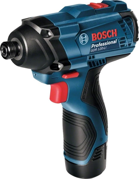 Chave de Impacto Bosch Bateria GDR 120-LI 12V 2Baterias+Carregador