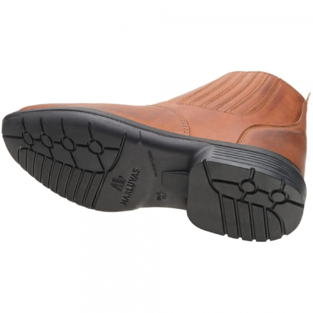 Bota Couro Latego Pinhão com Elástico N39 CA42020 Marluvas