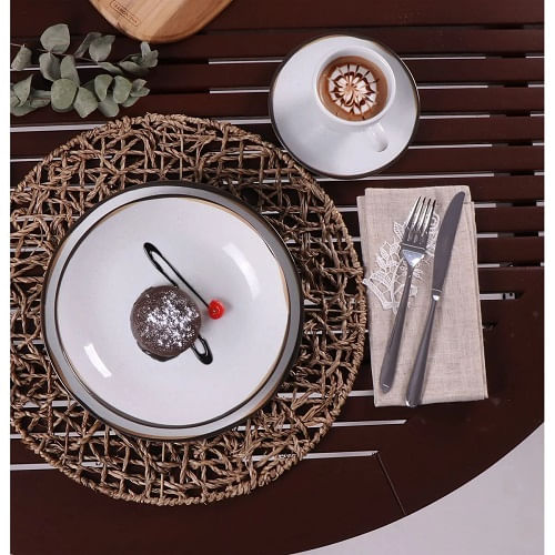 Jogo de Jantar Porcelana Canyon Branco 20Pçs Tramontina