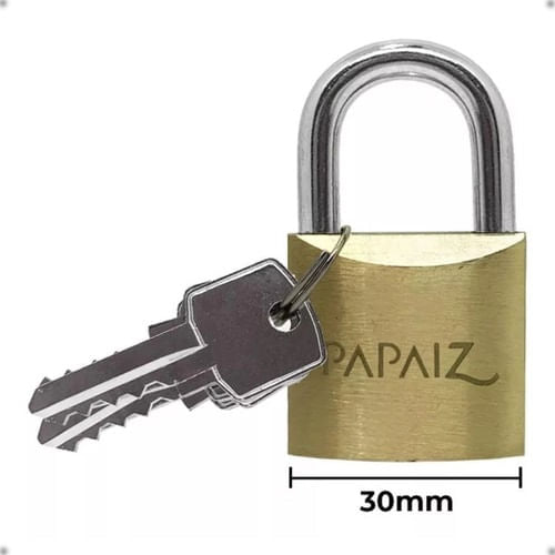 Cadeado 30mm CR 1.3/16" Papaiz