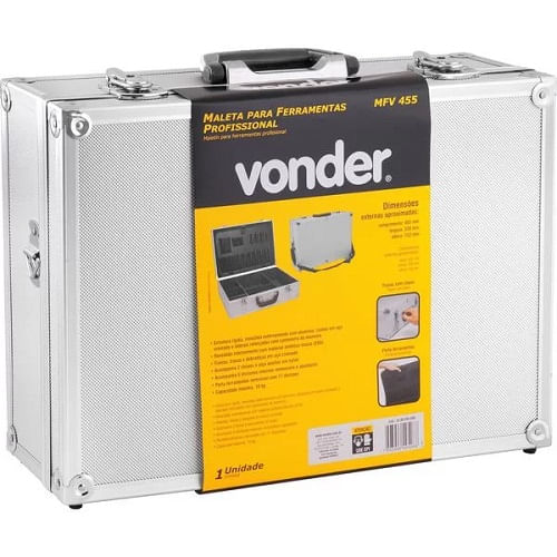 Caixa Ferramentas Vonder Profissional MFV-455 Prata 3599455000