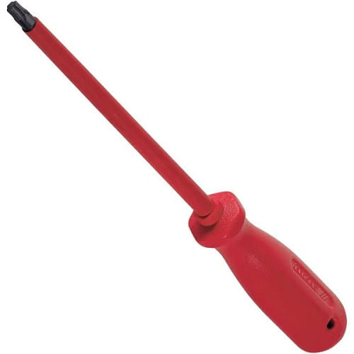 Chave de Fenda Torx Reta 163btxnr-T30 Com Cabo Gedore