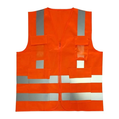 Colete Refletor Tipo Jaqueta 4 Bolso G Laranja T-2 TP Volk