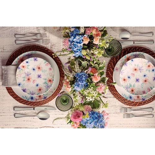 Jogo de Jantar Porcelanato Floratta 20Pçs Tramontina