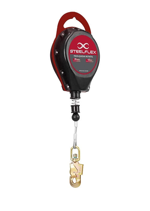Trava-Queda Retratil Cabo de Aço 20MM STEELFLEX