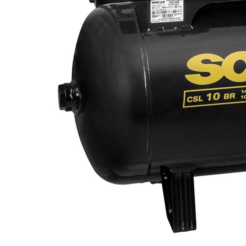 Compressor de Ar Schulz Pratic Air Csl 10 100 Litros Monofásico
