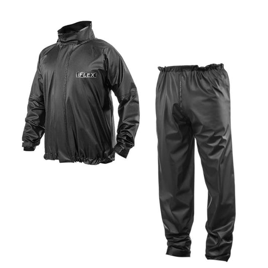Conjunto Para/Motoqueiro Pvc M Preto Napa Deltacapas