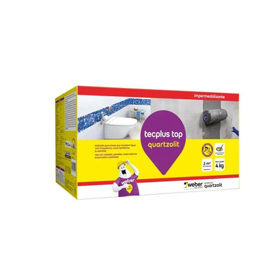 Impermeabilizante 04KG Quartzolit Tecplus Top