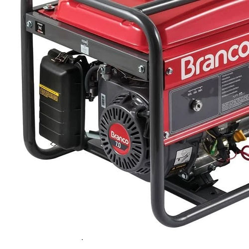 Gerador á Energia Branco á Gasolina 3.50KVA 220V 7,0CV