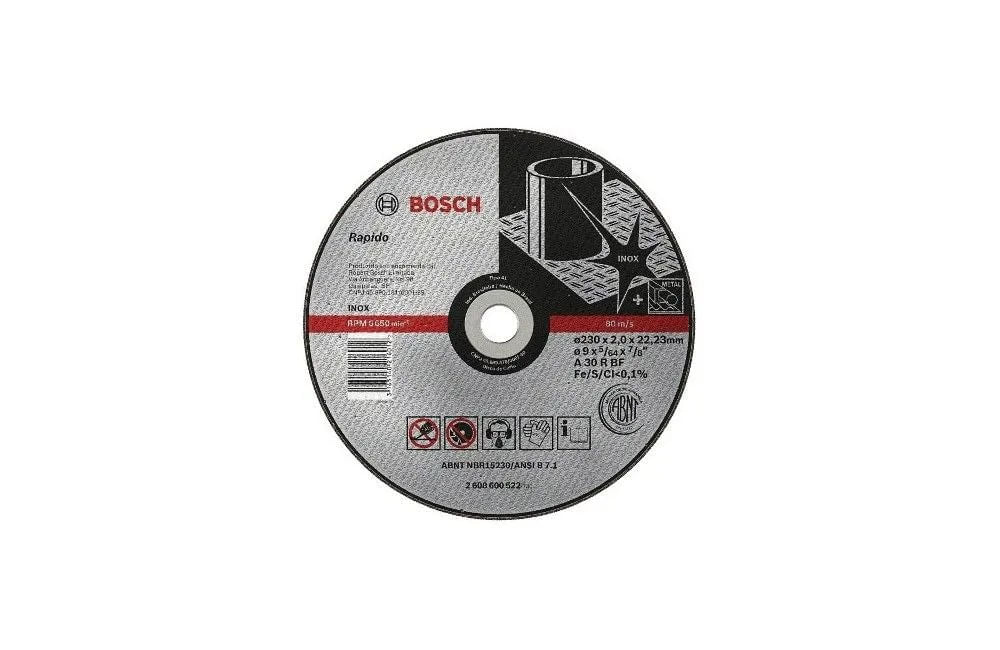 Disco de Corte 09'X5/64' Inox A-30 Bosch