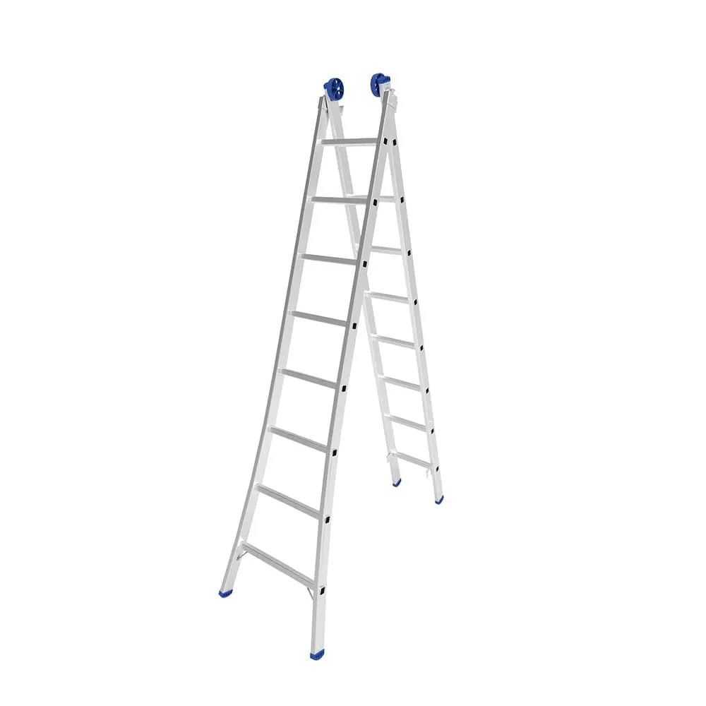 Escada Aluminio Extra Dupla 16D 2,46X4,21 2X8 Mor