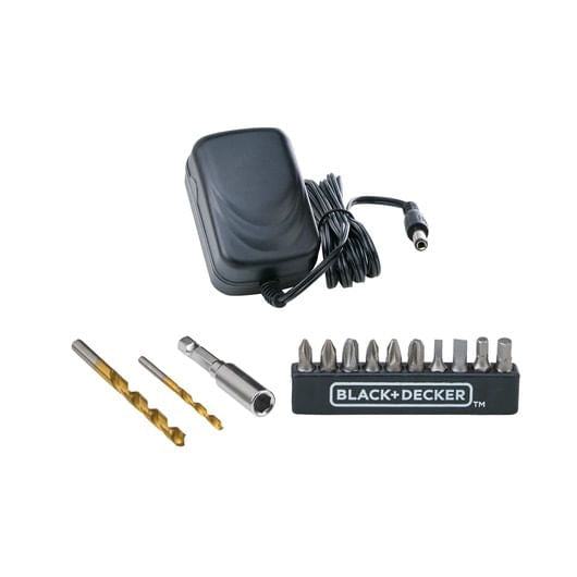 Paraf/furad Bateria 12,0V 3/8 10MM C/13PC BLACK&DECKER