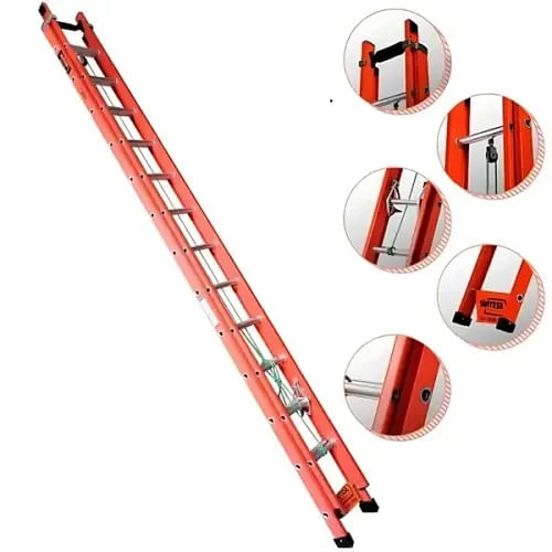 Escada Extensível 25 Degraus Síntese Tipo D Fibra de Vidro 4,20x7,80 Metros