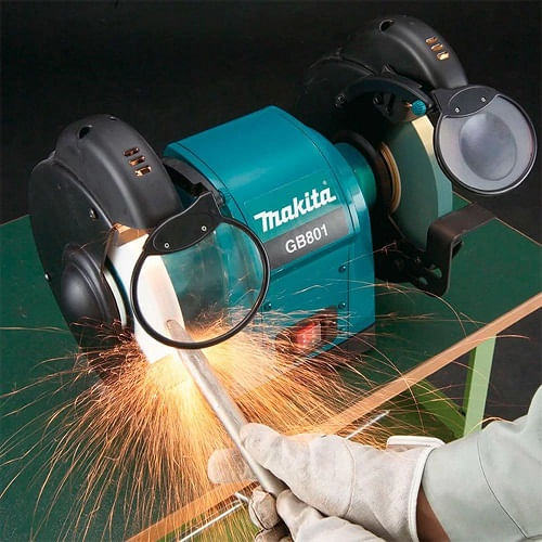 Moto Esmeril Makita 0,75 Monofásico 205MM 8'' 550W GB801