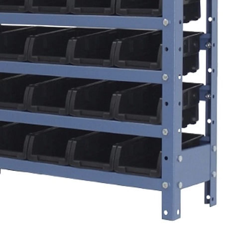 Estante Desmontada Parafuso Com/30 Caixas N.3 Preto NOCRAM