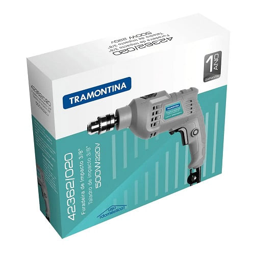 Furadeira Elétrica Tramontina 10MM 3/8' 500W 220V