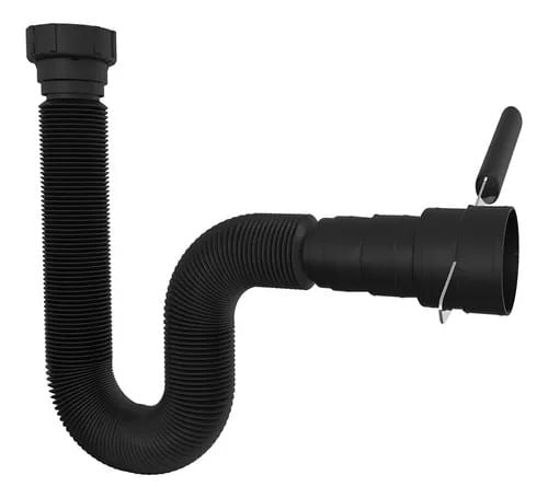 Sifão Blukit Ajustável Multiuso Simp Preto 1100MM
