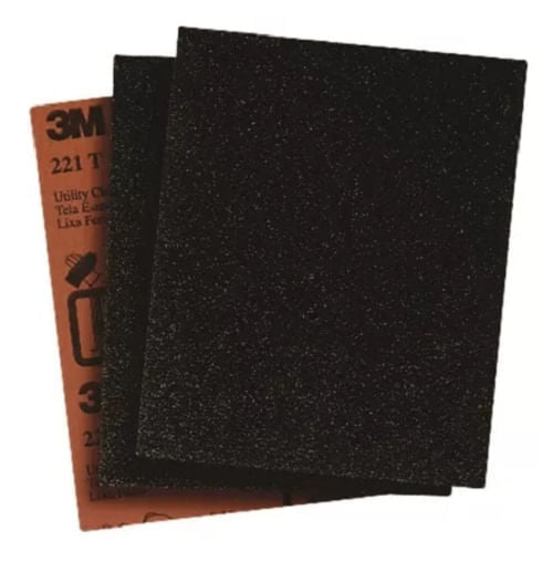 Folha Lixa Ferro  Pacote 50 folhas de 225x275mm 221T, 3M™