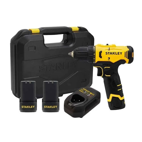 Parafusadeira/Furadeira Bateria 12,0V 3/8' Stanley Com Maleta