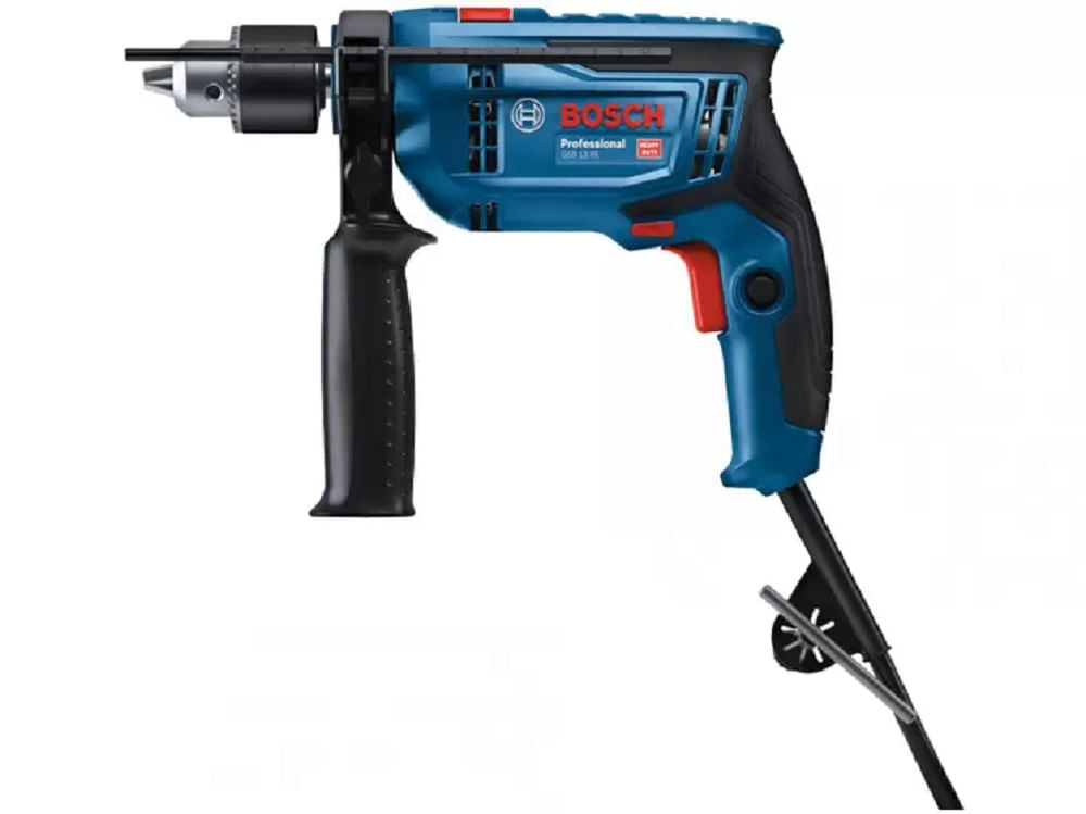 Furadeira Eletrica 13mm 1/2 GSB-13-RE Impacto 750W BOSCH