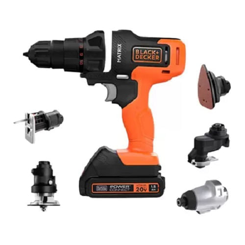 Jogo de Ferramentas Combinadas Black&Decker Matrix