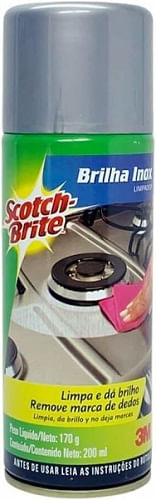 Limpador 3M Brilha Inox Scotch-Brite 200ml