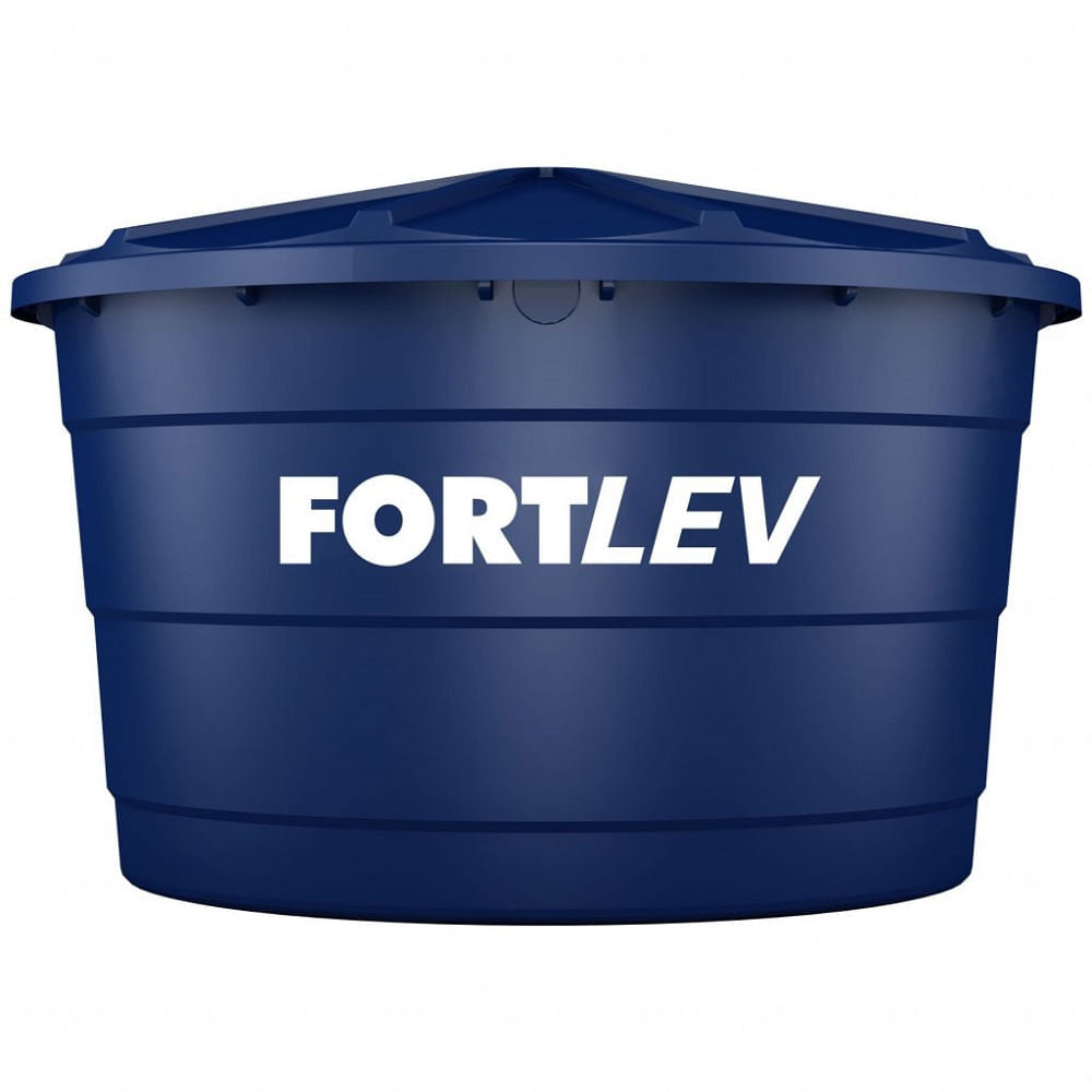 Caixa D´água 2.000L de Polietileno Fortlev Com Tampa
