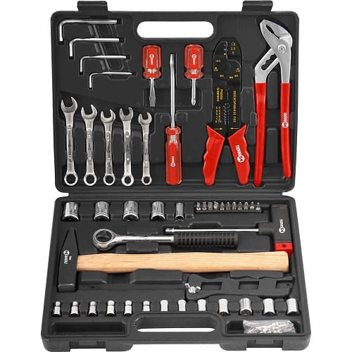 Kit de Ferramenta Nove54 100 peças Manuais e Maleta  KF100