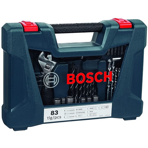 Jogo de Bits e Brocas Titântio com 83 Pcs V-LINE 2607017403 BOSCH