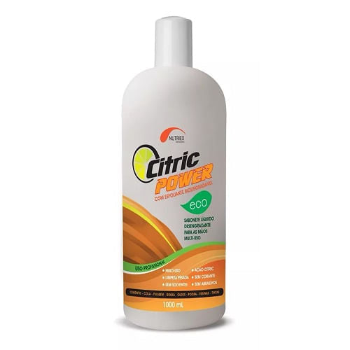 Sabonete Líquido Nutriex 1000ML Com/Esfoliante Cit Pow Eco