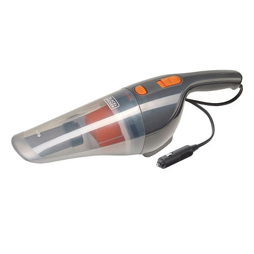 Aspirador De Pó Black&Decker 12V Para Carro 370Ml+2Ac