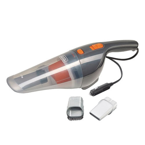 Aspirador De Pó Black&Decker 12V Para Carro 370Ml+2Ac