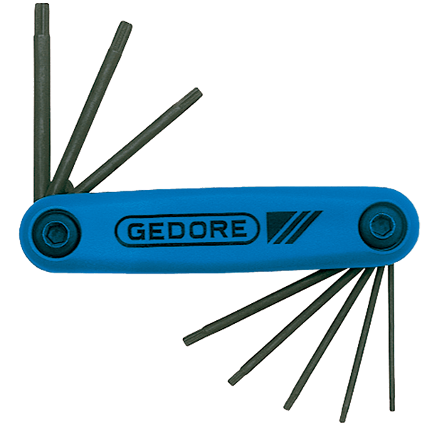 Jogo de Chave Torx Gedore L 43 Tx 08 Scl 80 9-40 Cur