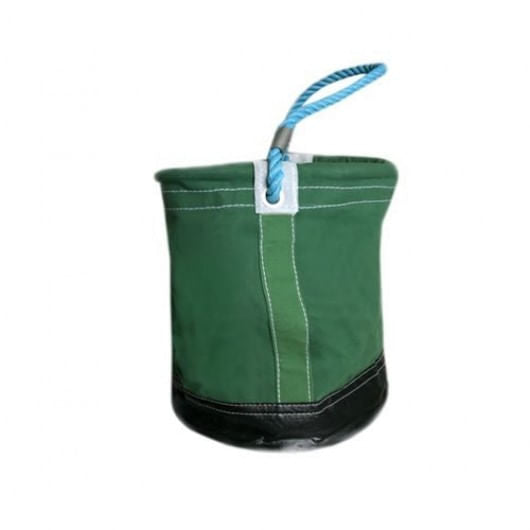 Balde Em Lona Vitoria Fundo Couro 30X35