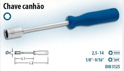 Chave Canhão 11mm 33 Gedore