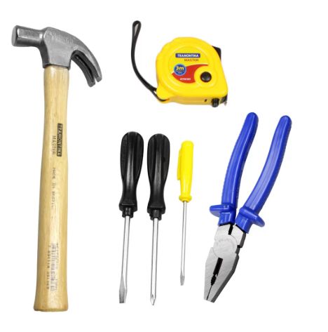Kit de Ferramentas Tramontina Marceneiro 6 Peças