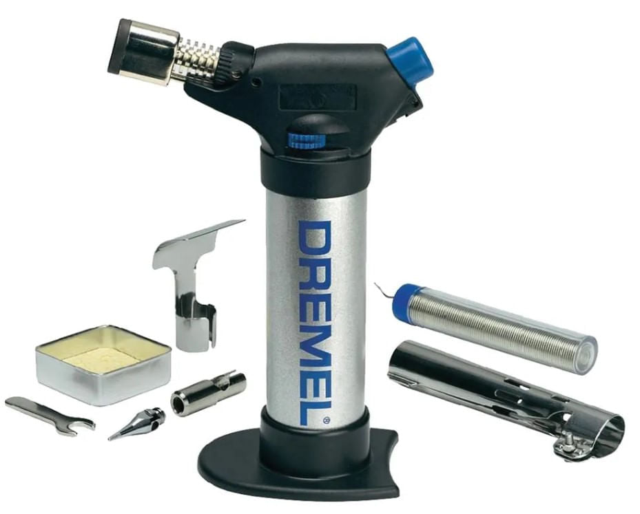 Mini-Maçarico a Gás Versaflame Com 4 Acessórios Dremel