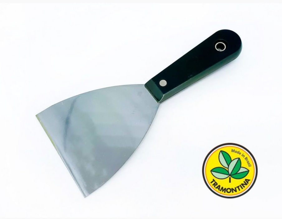 Betumadeira Com Cabo Plastico 8,5mm Aço Cromado Tramontina
