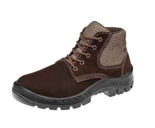 Bota Camurça Bico de Plástico Nobuk Cafe  N38 Ca13808 MARLUVAS