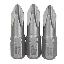 Jogo Bits 3 Peças PH-2 Bosch