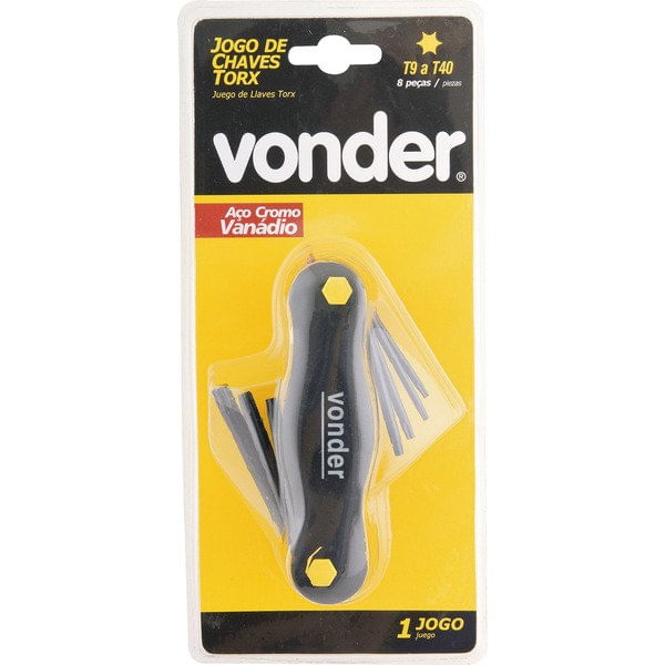 Jogo de Chaves Torx T09-T40 Vonder