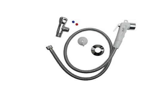 Ducha Flux Mangueira Higiênica Cromada Com Gatilho