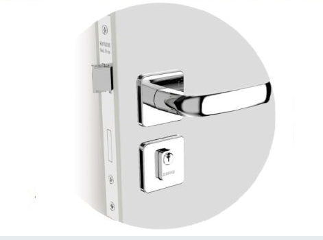 Fechadura Externa Reta 40x53 Icaroway SOPRANO METAIS
